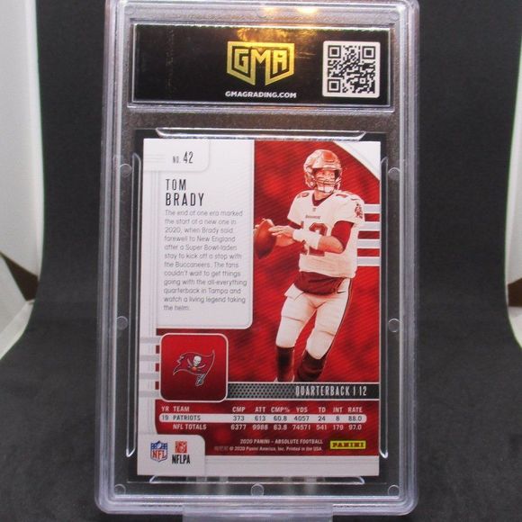 2020 ABSOLUTE TOM BRADY GMA 8.5 - Picture 2 of 2